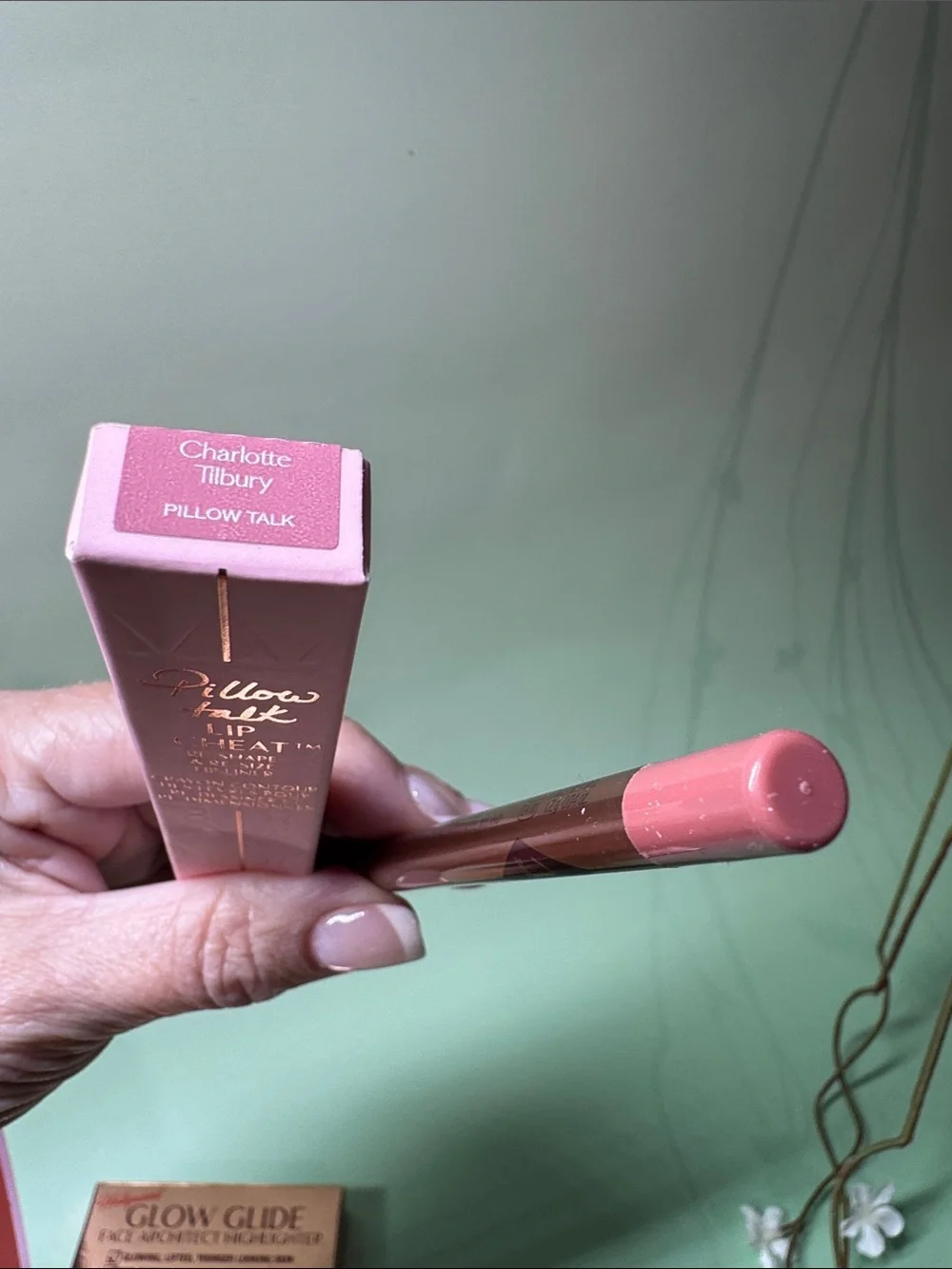 Bronze Glow Glide Face Architect Highlighter Compact & Pillow Talk Lip Liner
